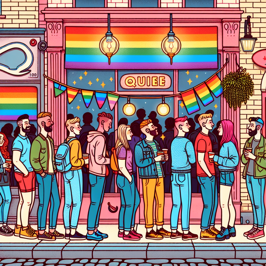 What do you call a long line outside a gay bar? - An LGBTQueue
