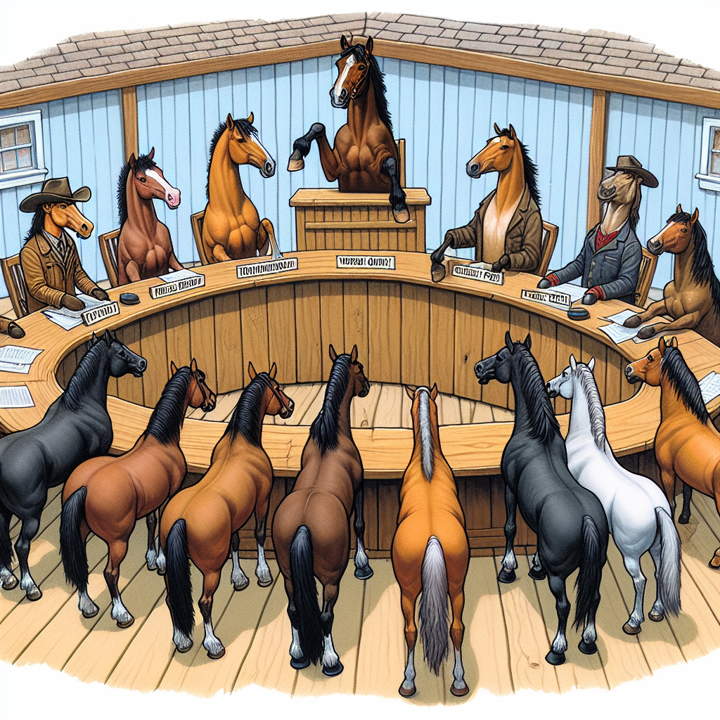 Why could a society run by horses never advance? - Because at every town council meeting, they’d always vote “Nay”.