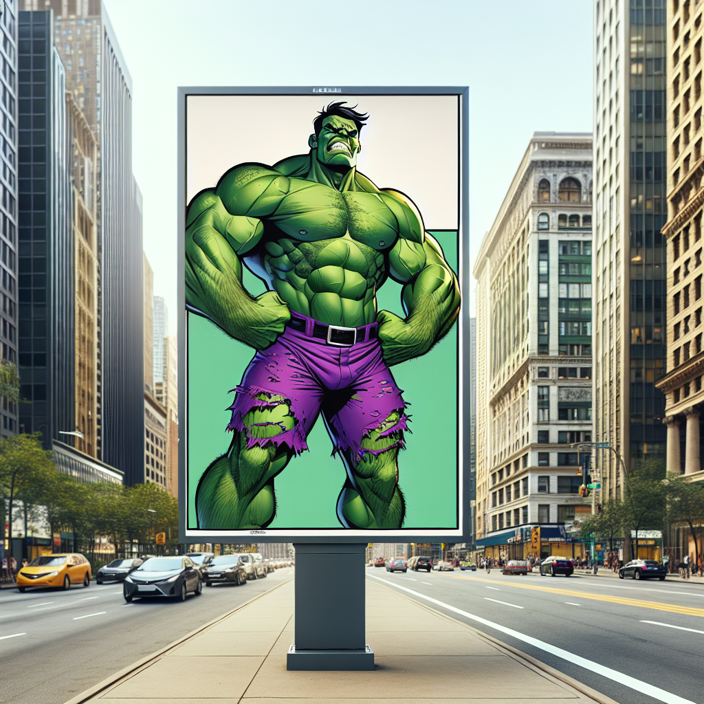 I don’t get why Marvel doesn’t use the Hulk to advertise more. - He’s basically one big Banner.